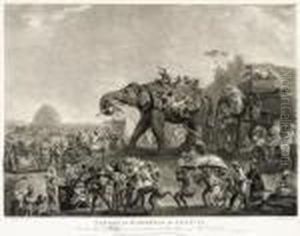 The Embassy Of Hyderbeck To Calcutta by Richard Earlom
