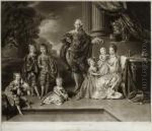 Their Most Sacred Majesties George The Iii And Queen Charlotte by Richard Earlom