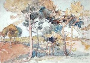 The Great trees by Auguste Lepere