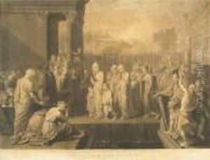 Agrippina Lands At Brundusium With The Ashes Of Germanicus by Richard Earlom