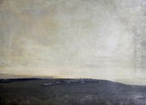 Sheep In An Open Landscape Sheep In An Open Landscape