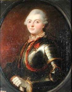 Admiral Charles-Henri Theodat 1729-94 Count of Estaing by Jean Baptiste Lebrun