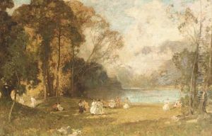 Idyll At Como by Sir Alfred East