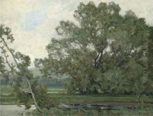 A Shady Glade by Sir Alfred East