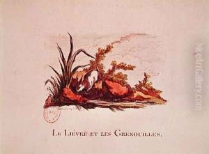 The Hare and the Frogs by Loutherbourg, Philippe de