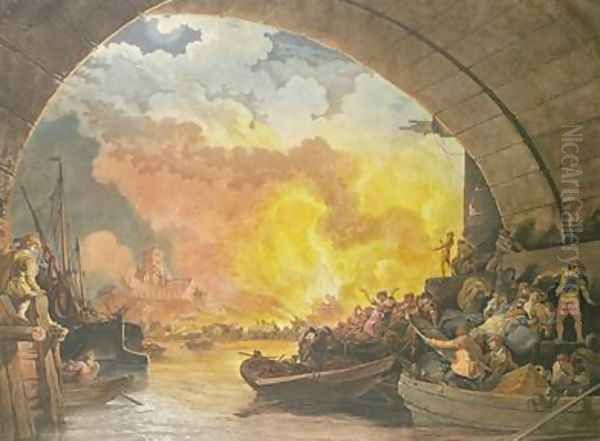 The Great Fire of London - view 1