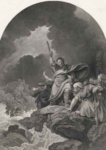 The destruction of Pharaohs host by Loutherbourg, Philippe de