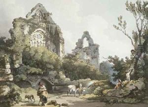Tintern Abbey by Loutherbourg, Philippe de