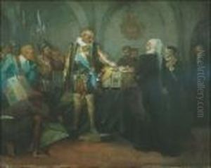 Charles Ix Of Sweden Desecrating The Body Of Baron Clas Fleming