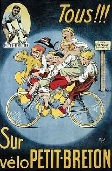 Everyone on the Petit-Breton bike - view 1