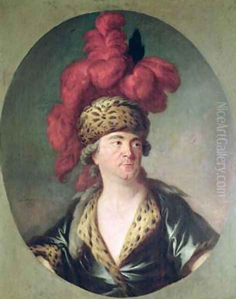 The Actor Lekain 1728-78 in the Role of Genghis Khan in the Opera LOrphelin de Chine by Voltaire - view 1