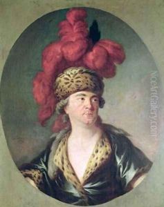 The Actor Lekain 1728-78 in the Role of Genghis Khan in the Opera LOrphelin de Chine by Voltaire