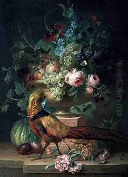 Still Life with Flowers and a Pheasant - view 1
