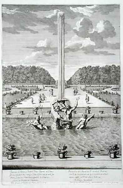 Fountain with Triton and Sirens Versailles - view 1