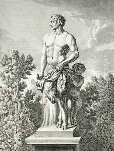 Statue of a Satyr at Versailles by Jean Lepautre