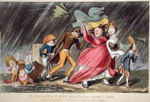 A Gipsying Party Returning Home Through a Storm by Theodore Lane