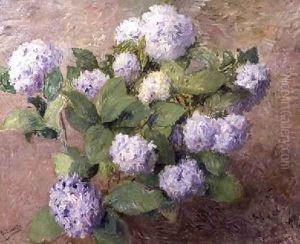 Blue Hydrangeas by Henri Lerolle