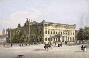 The Palace of the Prince of Prussia on Unter den Linden and Bebelplatz