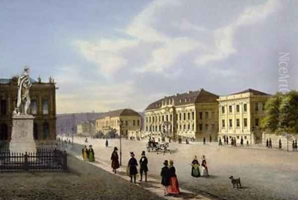 Unter den Linden view towards Prinzessinenpalais - view 1