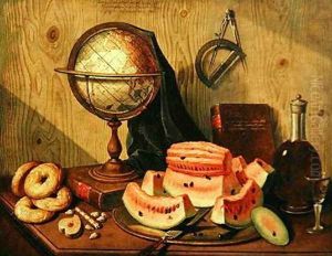 Still Life with Globe and Watermelon