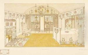 Bedroom Logan George 1866-1939 by George Logan