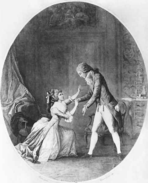 Valmont seducing Madame de Tourvel - view 1