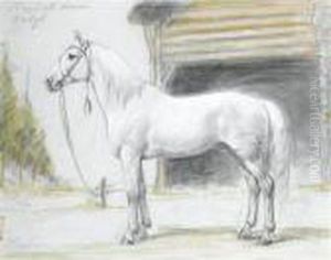 A Portrait Of A Horse by Otto Eerelman
