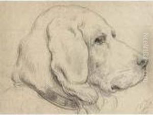 Study Of A Dog by Otto Eerelman