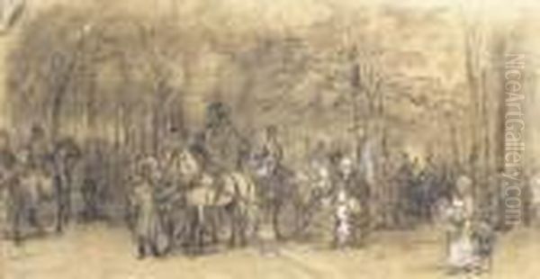 Charcoal And Pastel On Paper - view 1