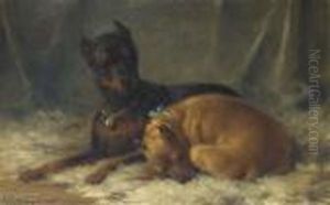 Duitse Dwerg Pinchers by Otto Eerelman