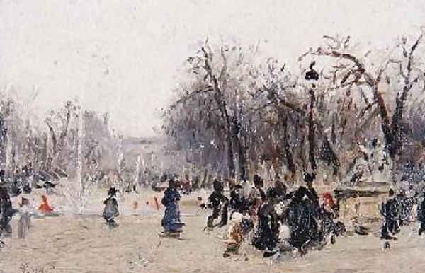 In the Tuileries Gardens - view 1