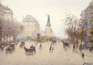 Place de la Republique, Paris by Gaspar Miro Lleo