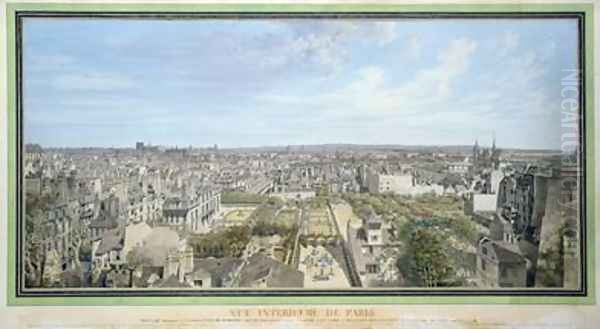 Panoramic View of Paris Towards the North - view 1