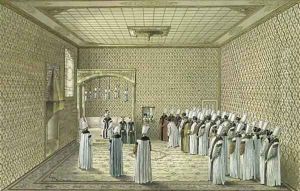 The Presentation of an Ambassador to the Sultan in the Throne Room at Topkapi Palace, Constantinople.