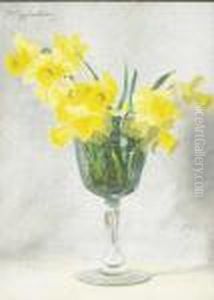Daffodils In A Glass by Wycliffe Egginton