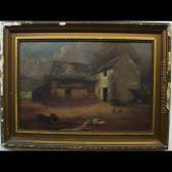 An Old English Farm Yard - view 1