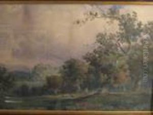 Distant View Of A Castle