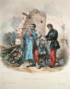 The Army Surgeon by Francois-Hippolyte Lalaisse