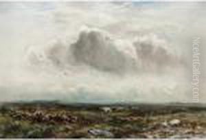 Wild Horses Grazing by Wycliffe Egginton