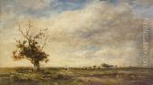 Mother And Child In An Extensive Pastoral Landscape - view 1