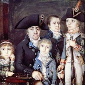 Charles Collot Judge of Peace and Four of his Children by Lafrance