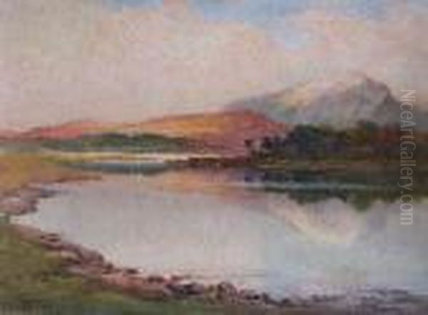 Sunset Over A Loch - view 1