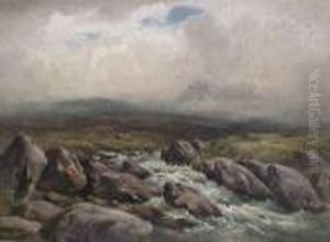 The River Lledr, North Wales by Wycliffe Egginton