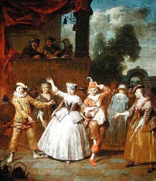 Actors from the Commedia dellArte - view 1