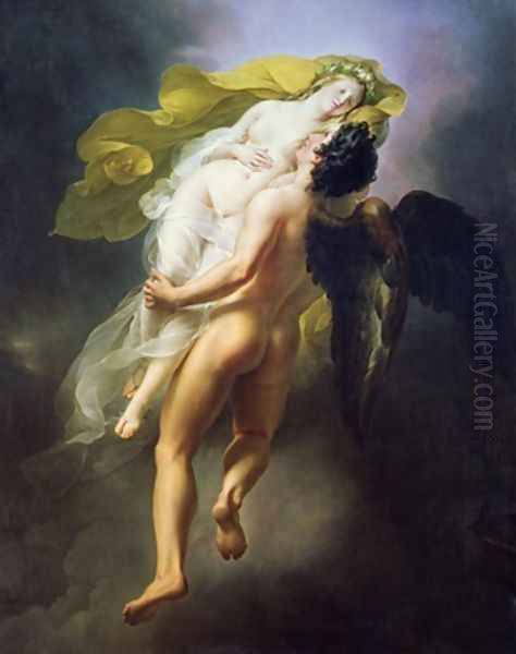Boreas abducting Oreithyia - view 1