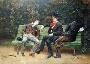 The Morning After by Fortune Joseph Seraphin Layraud