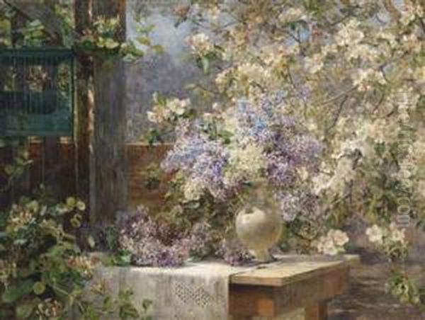 In The Blossoming Bower by Marie Egner