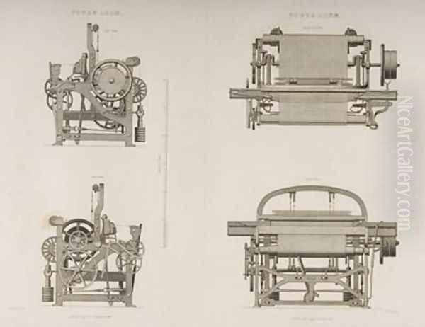 Four Views of the Power Loom 1830 - view 1