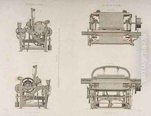 Four Views of the Power Loom 1830