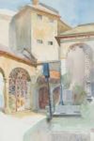 A Gate Of A Cemetery - view 1